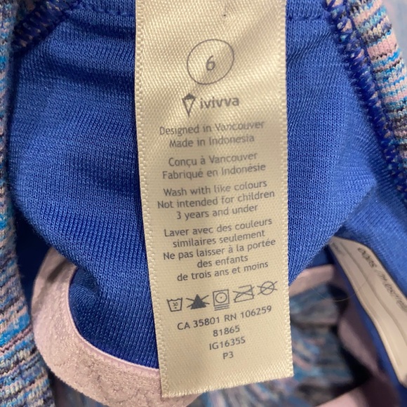 Ivivva Blue & Purple Spaghetti Strap Tank Top - Picture 6 of 6